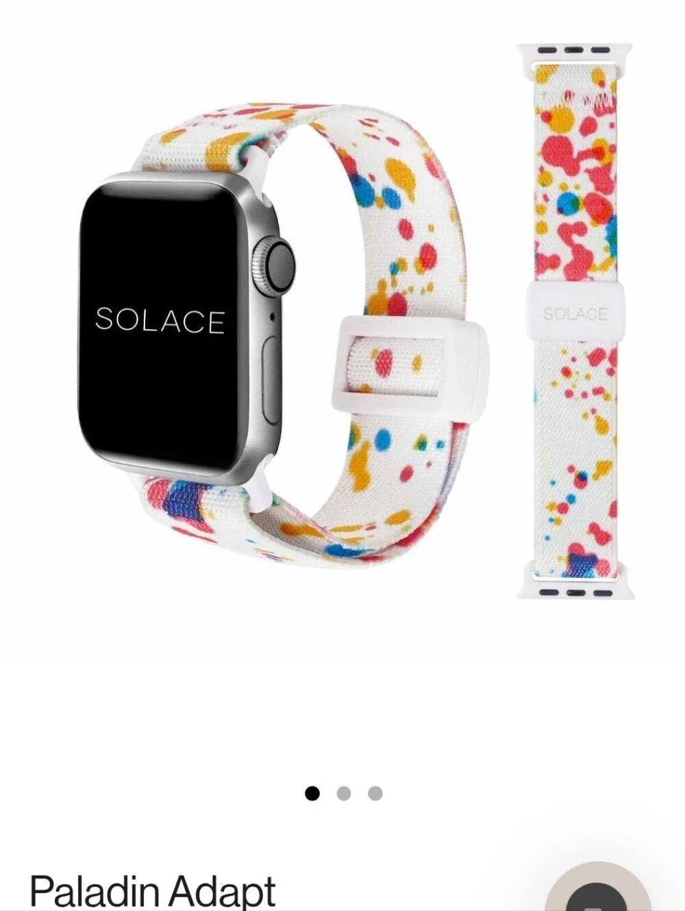 Solace Paladin Loop for Apple Smart Watch Band Paint Splatter